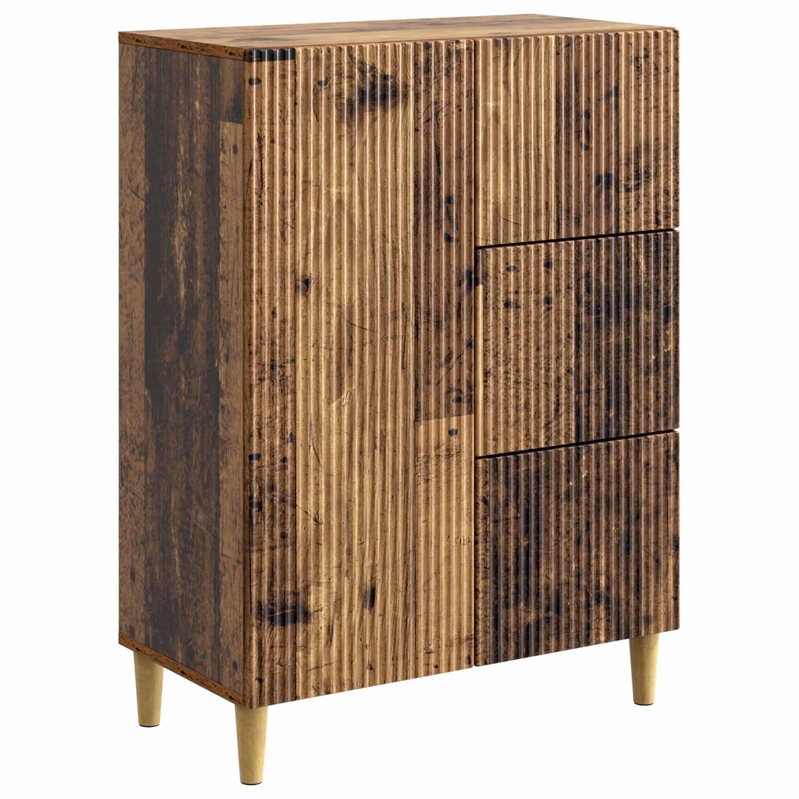 Sidebord Gammelt træ 66 x 34,5 x 90 cm Konstrueret træ billede