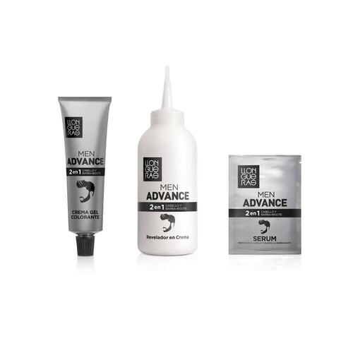 Farvecreme Llongueras Men Advance Semi-permanent 5 - Klar Kastanje (4 stk)