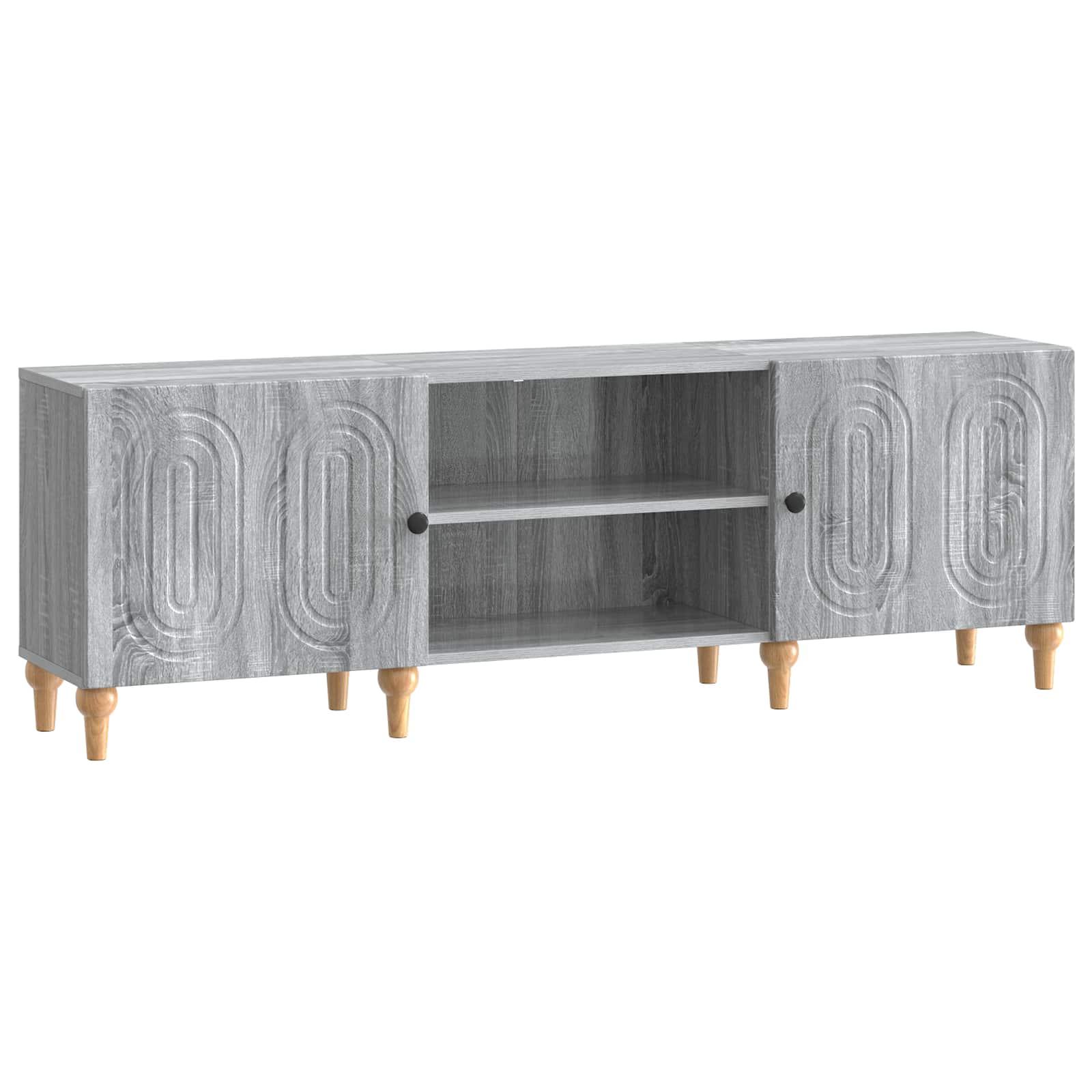 TV-skab Grå sonoma-eg 150 x 31 x 50 cm Konstrueret træ billede