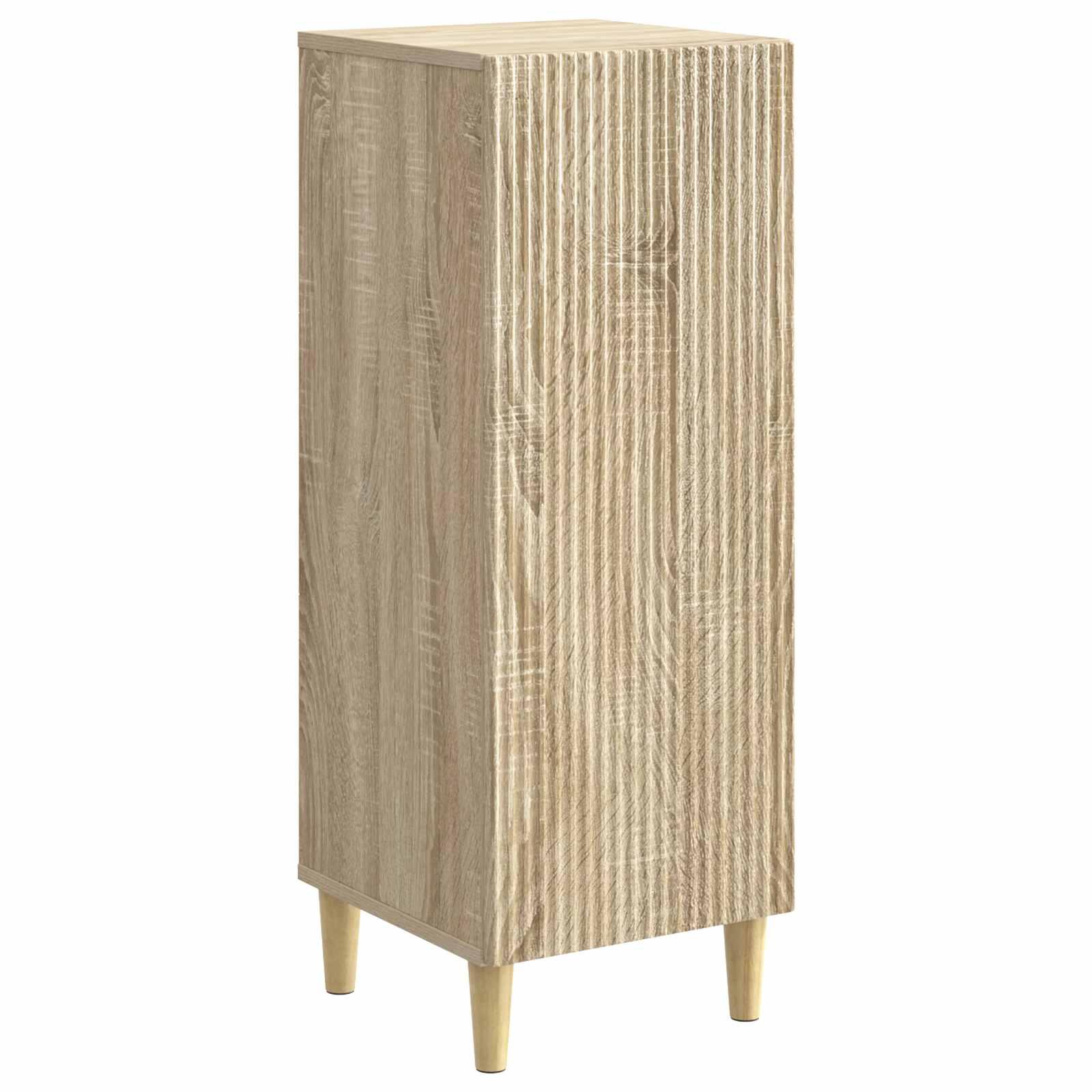 Sidebord Sonoma-eg 33 x 34,5 x 90 cm Konstrueret træ billede