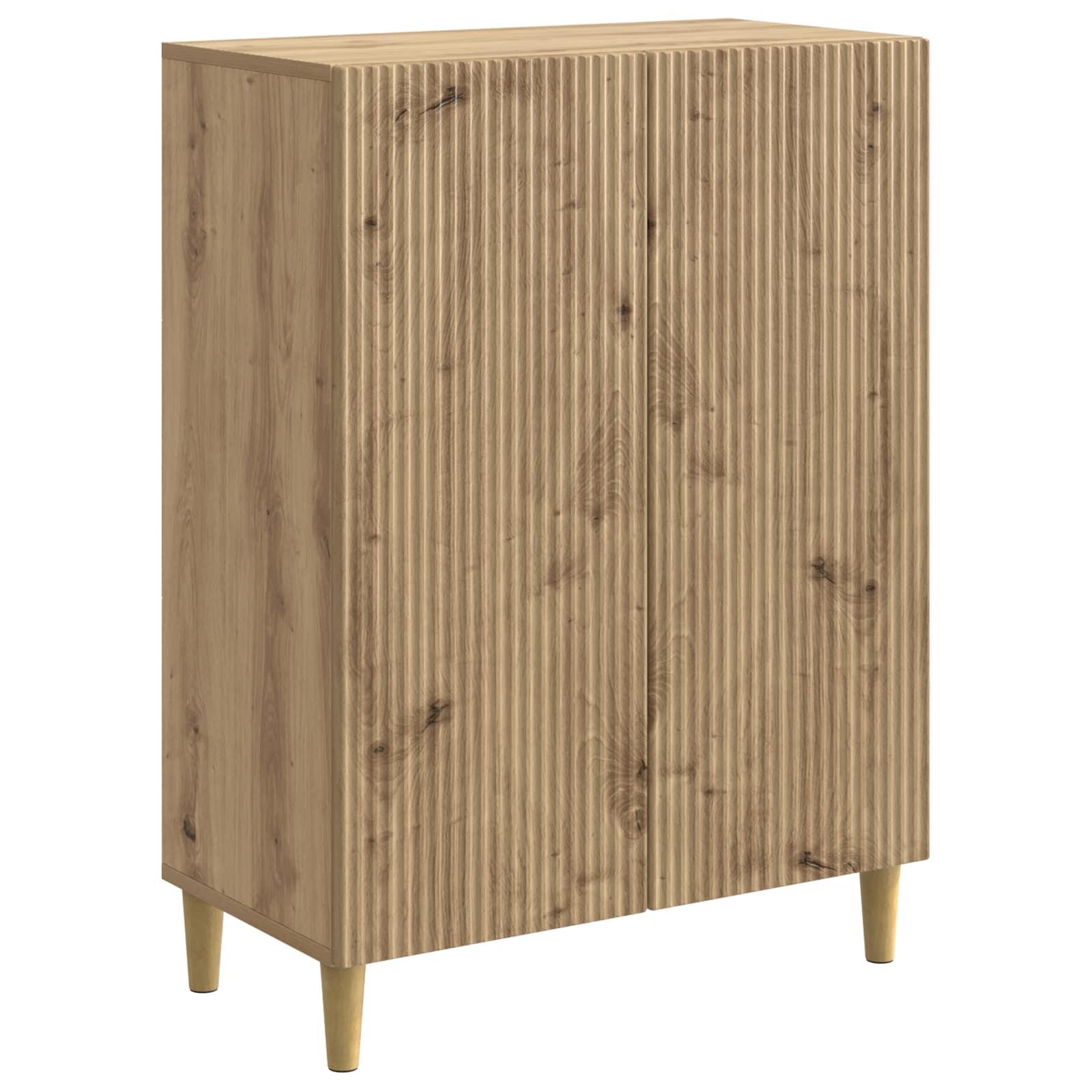 Sidebord Artisan-eg 66 x 34,5 x 90 cm Konstrueret træ billede