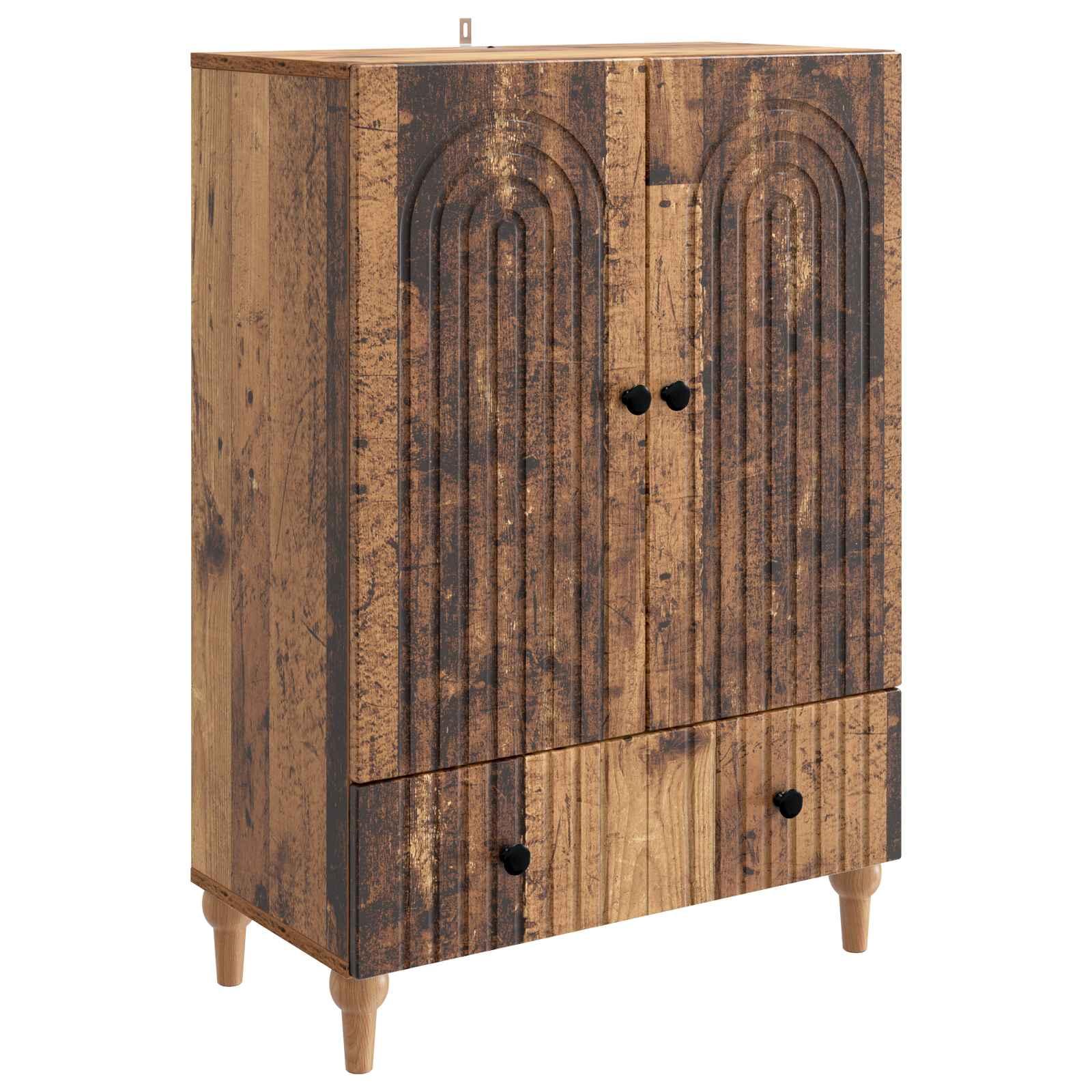 Sidebord Gammelt træ 66 x 34,5 x 95 cm Konstrueret træ billede