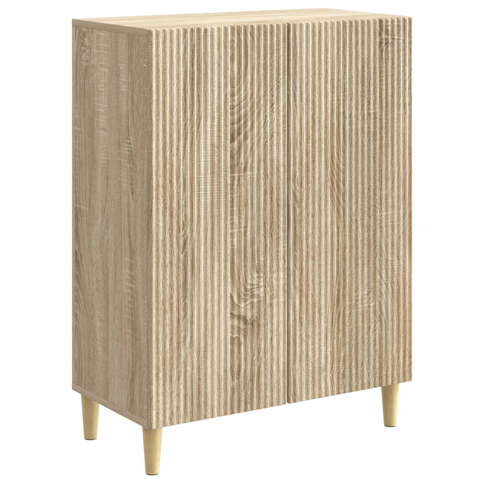 Sidebord Sonoma-eg 66 x 34,5 x 90 cm Konstrueret træ billede