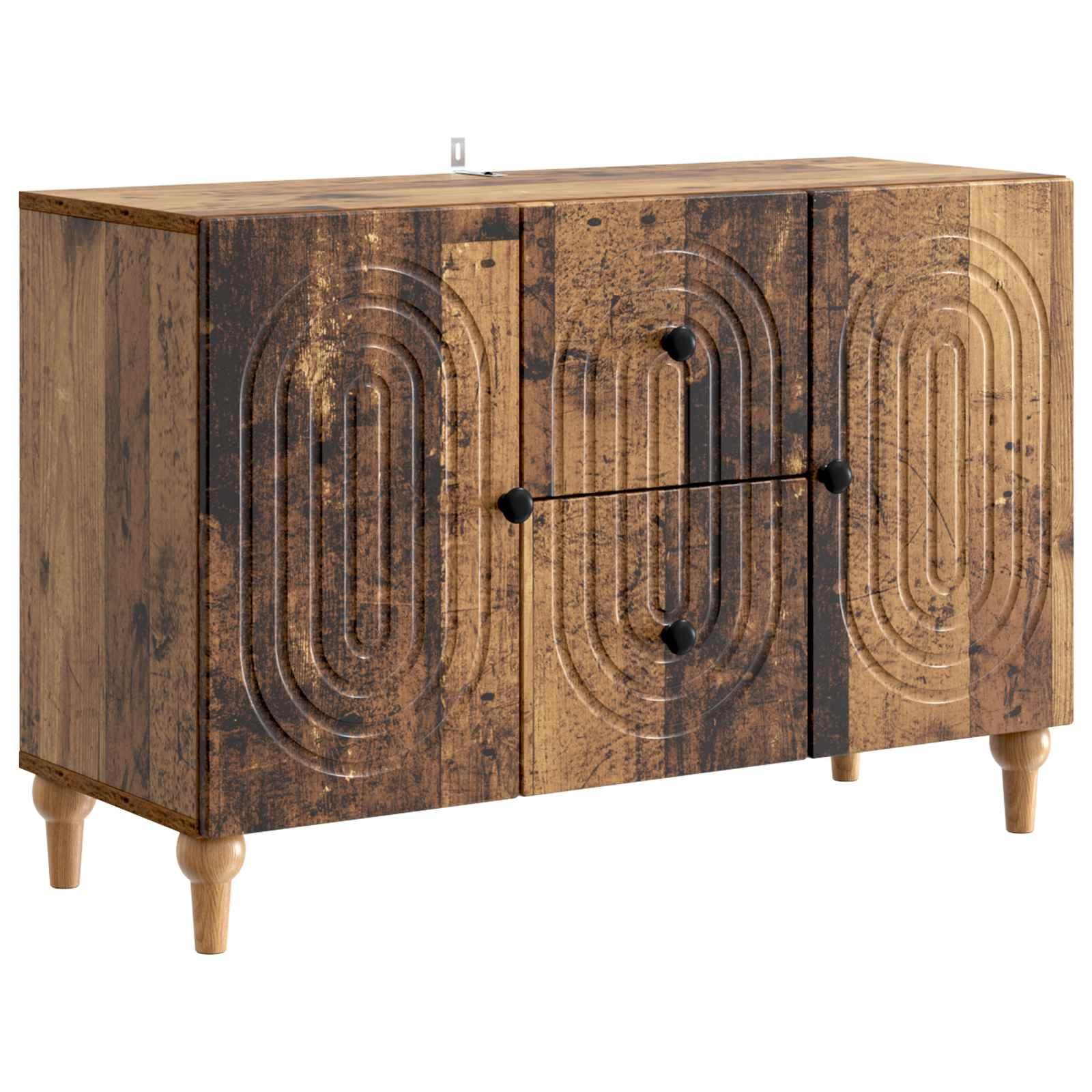 TV-skab Gammelt træ 89 x 34,5 x 60 cm Konstrueret træ billede