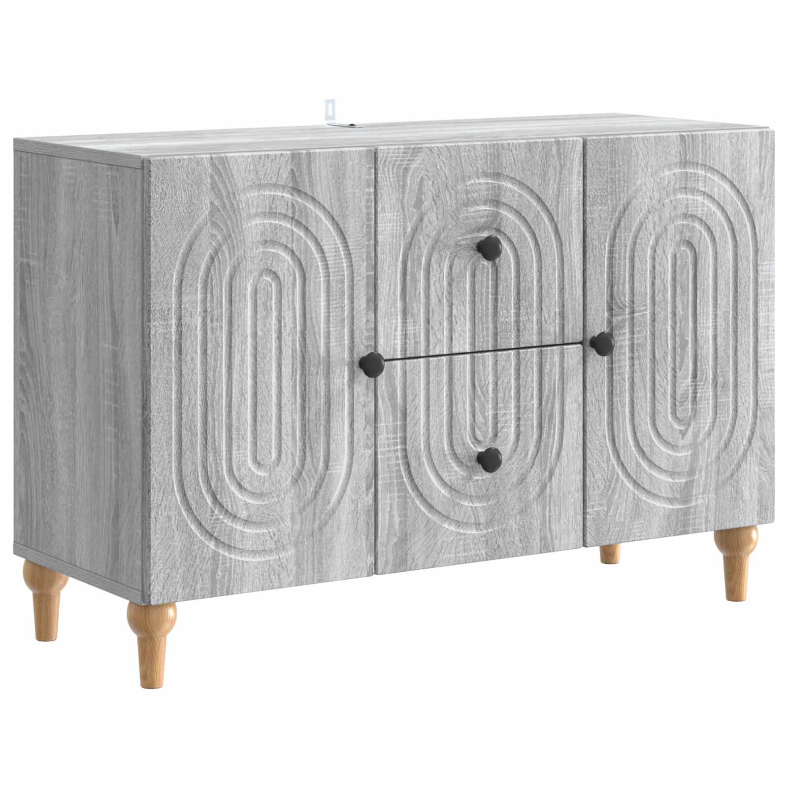 TV-skab Grå sonoma-eg 89 x 34,5 x 60 cm Konstrueret træ billede