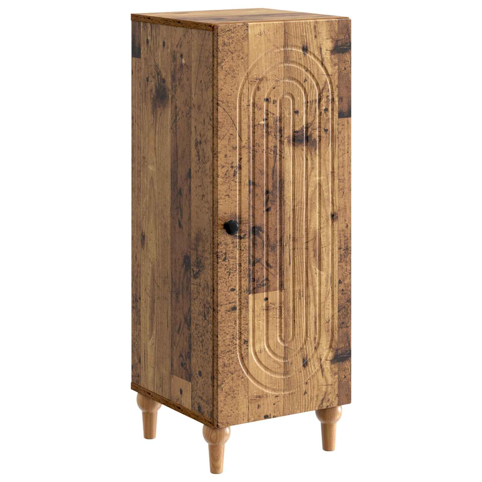 Sidebord Gammelt træ 33 x 34,5 x 90 cm Konstrueret træ billede