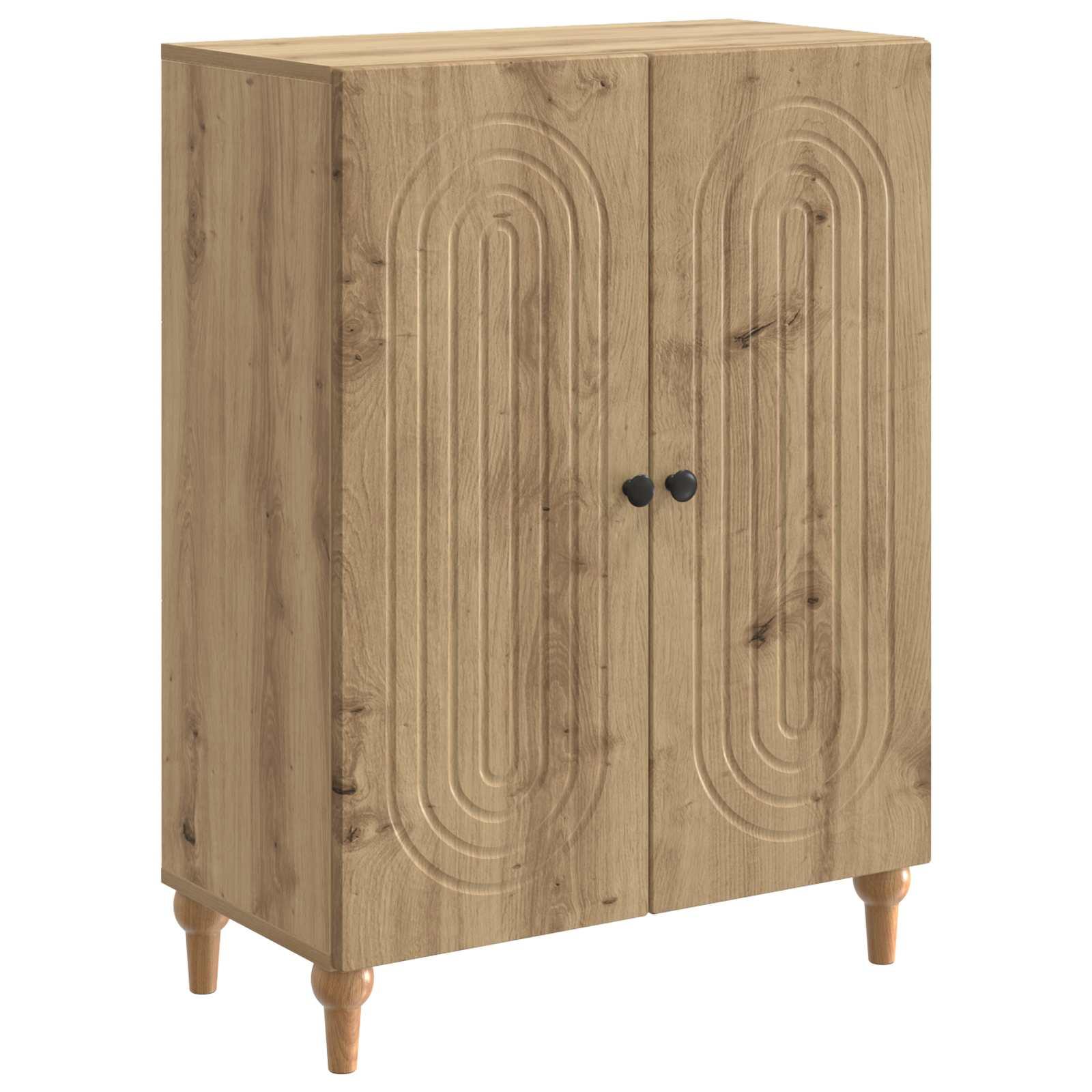 Sidebord Artisan-eg 66 x 34,5 x 90 cm Konstrueret træ billede