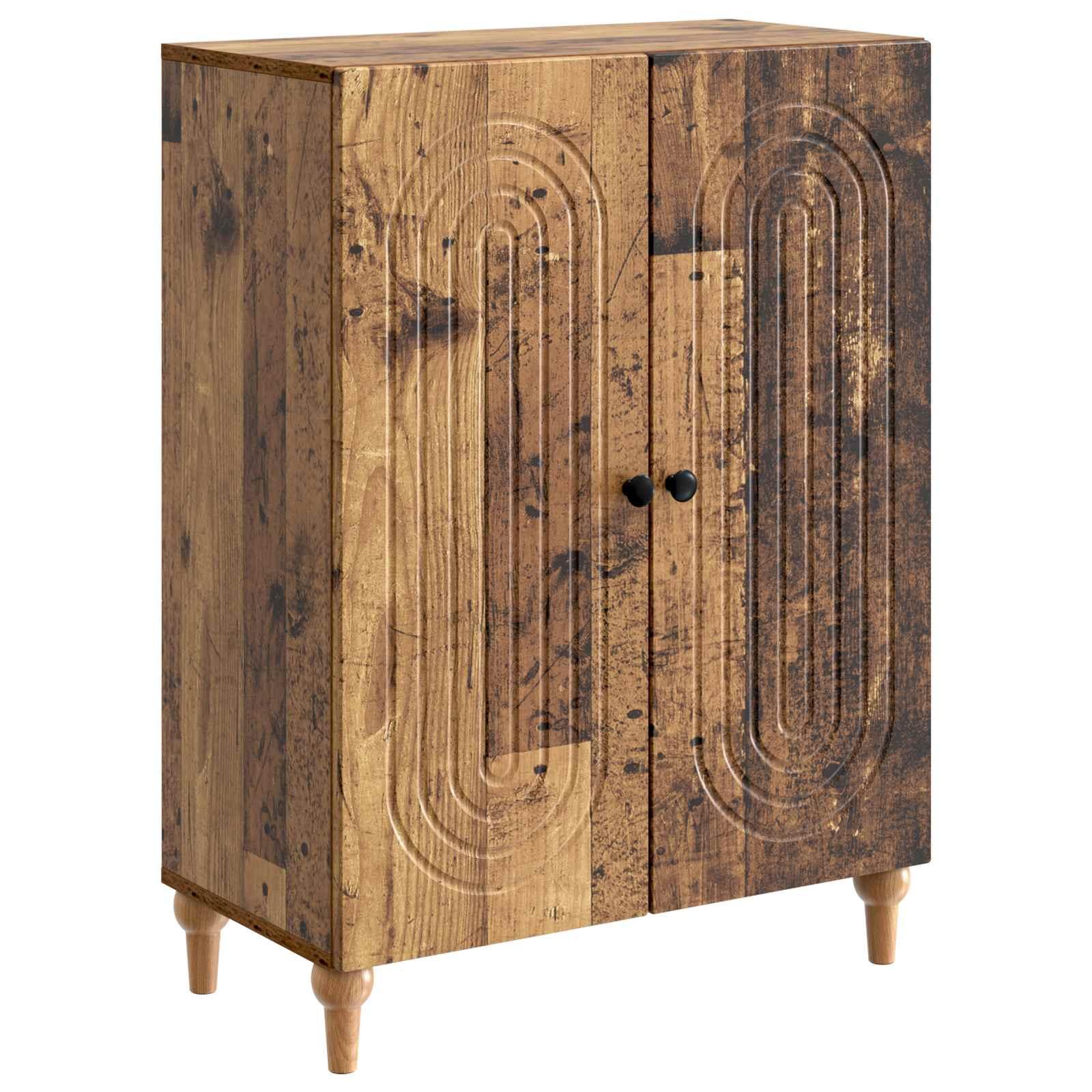 Sidebord Gammelt træ 66 x 34,5 x 90 cm Konstrueret træ billede