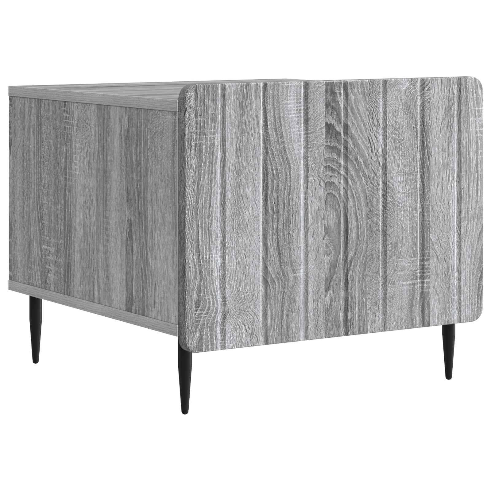 Sofabord Grå sonoma-eg 49 x 50 x 42 cm Konstrueret træ billede
