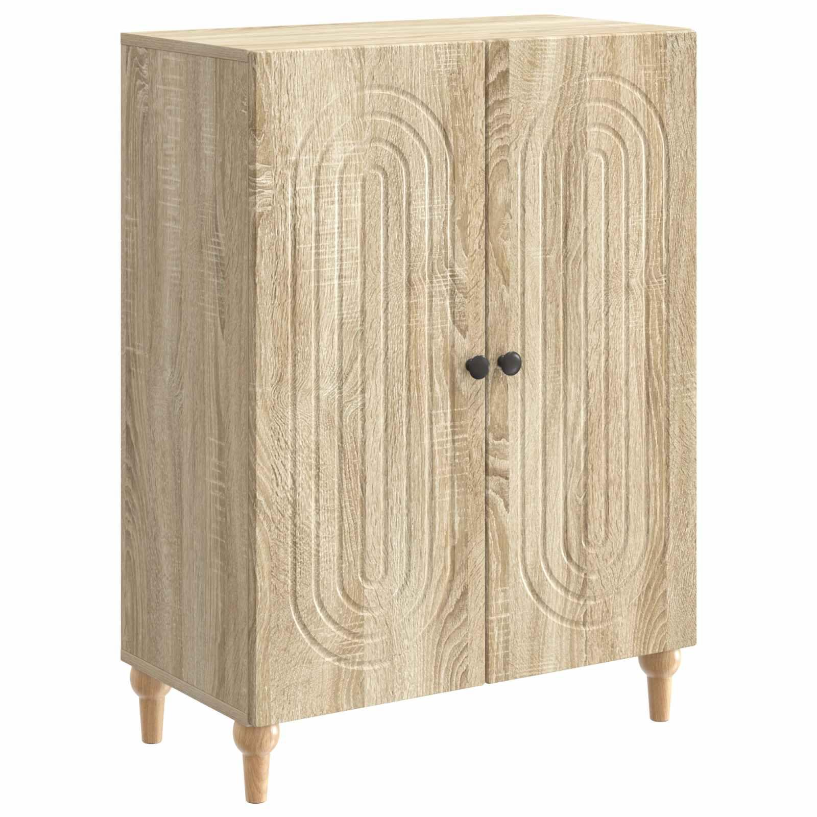 Sidebord Sonoma-eg 66 x 34,5 x 90 cm Konstrueret træ billede