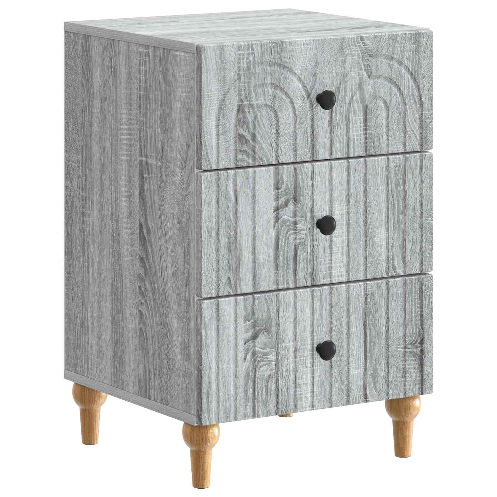 Natskab Grå sonoma-eg 43x 41 x 66,5 cm Konstrueret træ billede