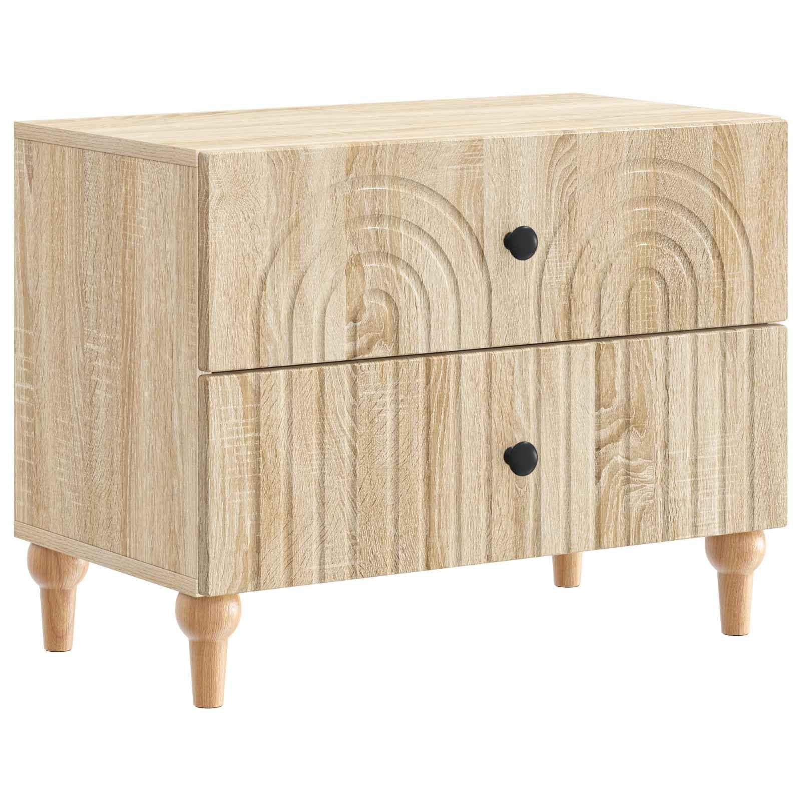 Natskab med skuffe Sonoma-eg 62 x 34,5 x 48 cm Konstrueret træ billede