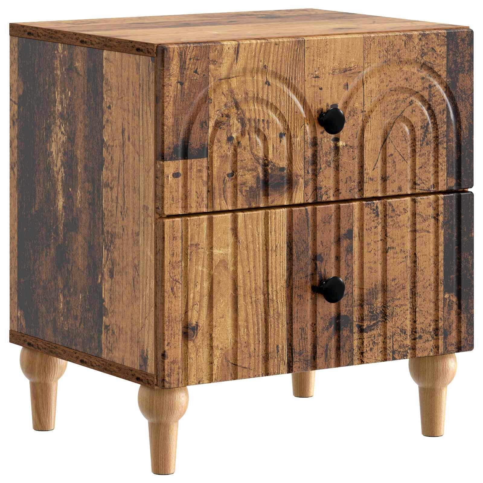 Natskab Gammelt træ 43 x 34,5 x 48 cm Konstrueret træ billede