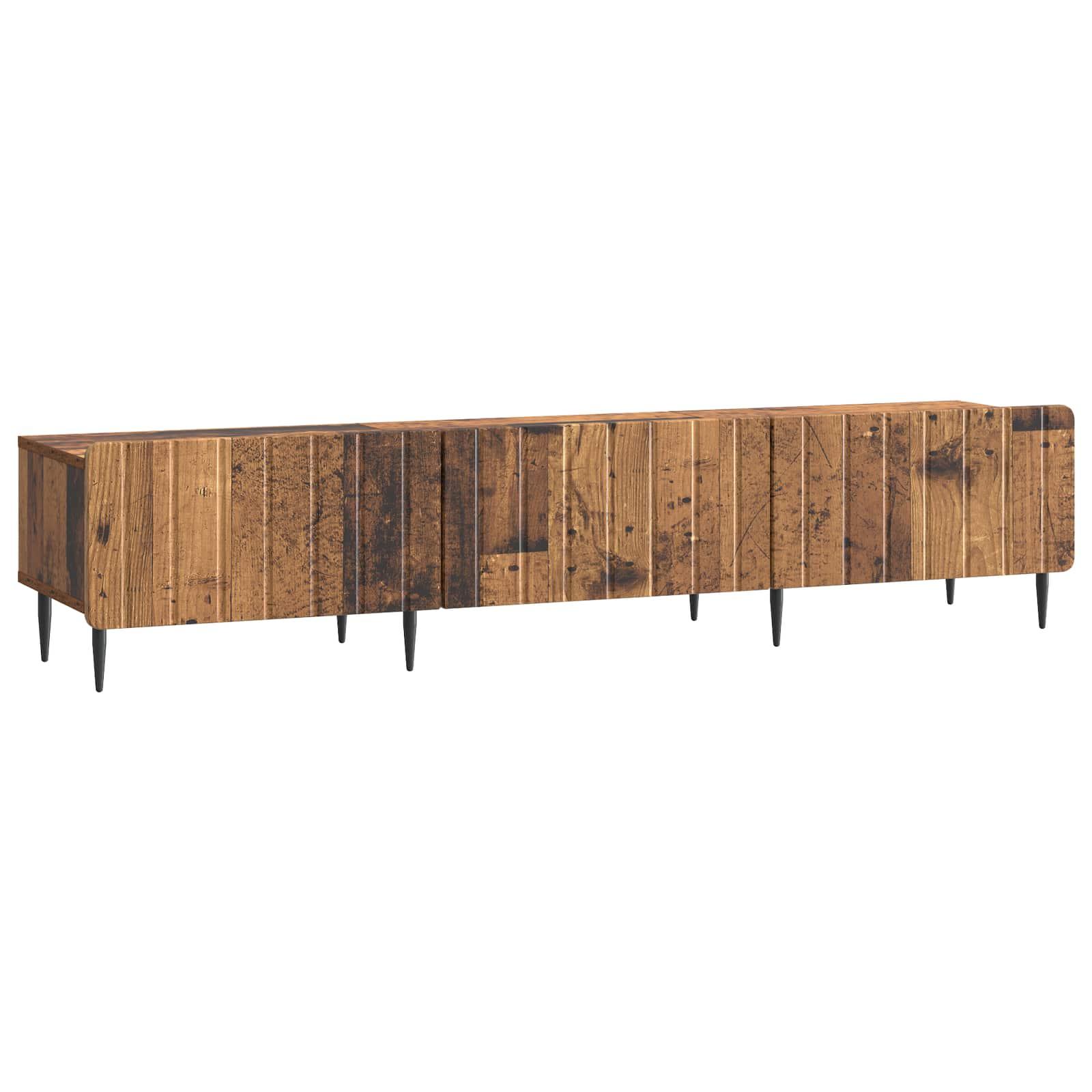 TV-skab Gammelt træ 147 x 34,5 x 32 cm Konstrueret træ billede