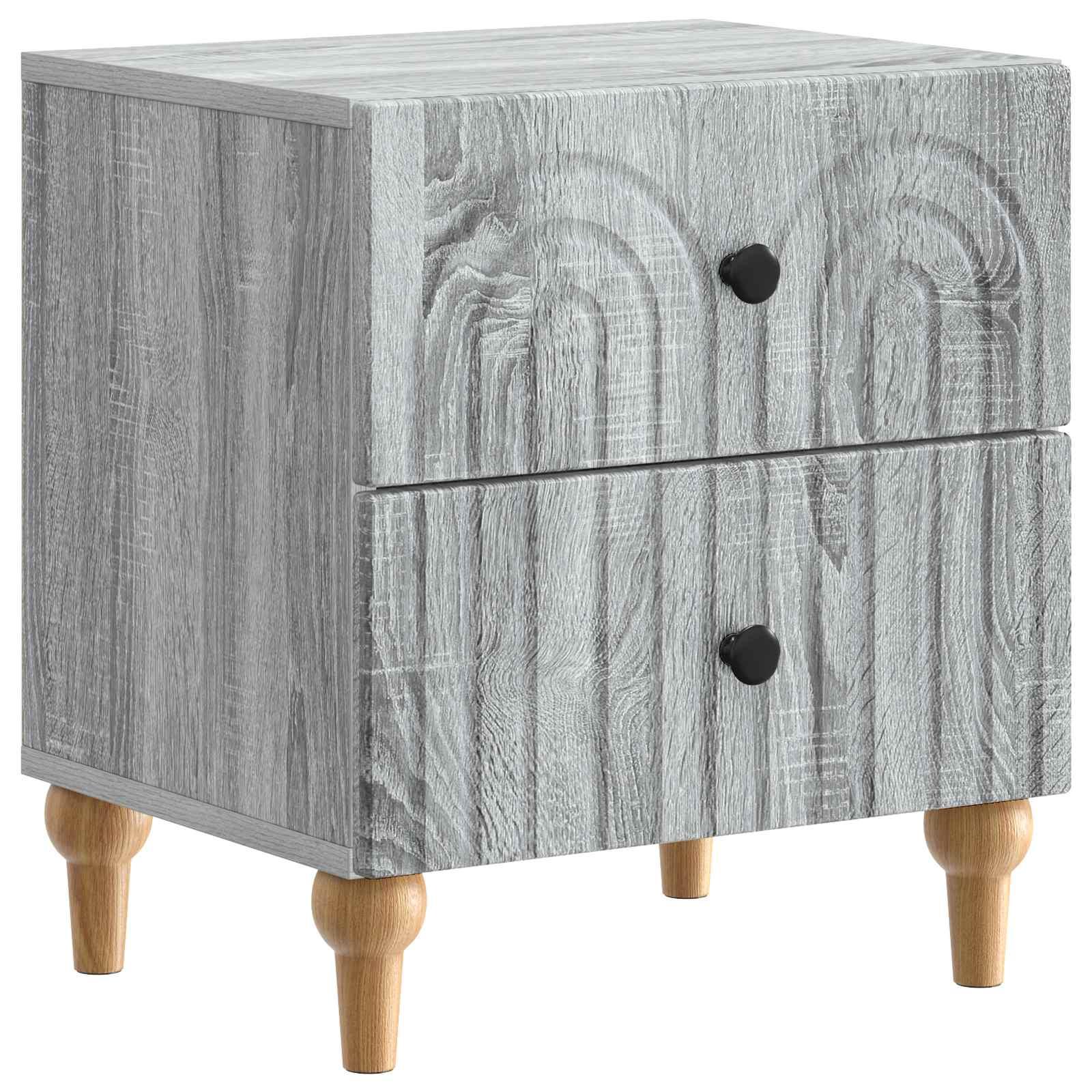 Natskab Grå sonoma-eg 43 x 34,5 x 48 cm Konstrueret træ billede