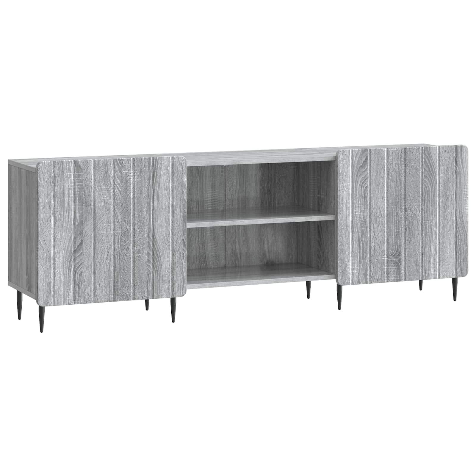 TV-skab Grå sonoma-eg 150 x 31 x 52 cm Konstrueret træ billede