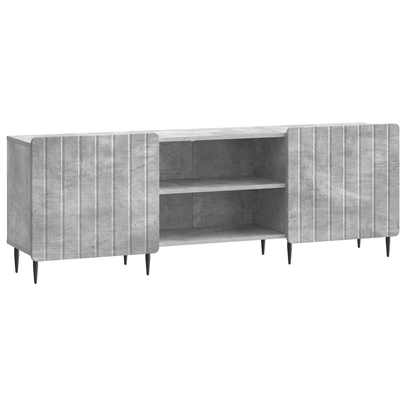 TV-skab Betongrå 150 x 31 x 52 cm Konstrueret træ billede
