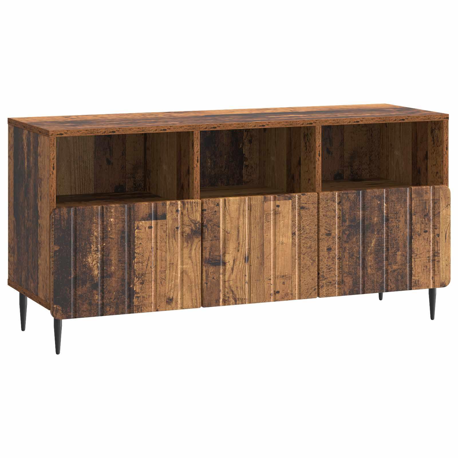 TV-skab Gammelt træ 102 x 34,5 x 50 cm Konstrueret træ billede
