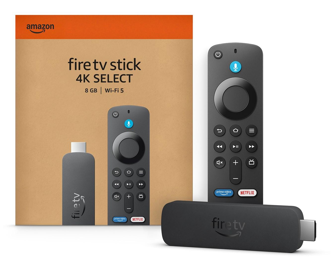 Amazon Fire TV Stick 4K Select streamingstick 4K UHD 8 GB Wi-Fi 5, sort
