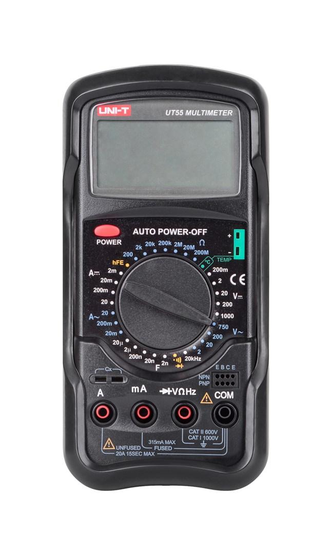 UNI-T UT55 digitalt multimeter - auto sluk billede