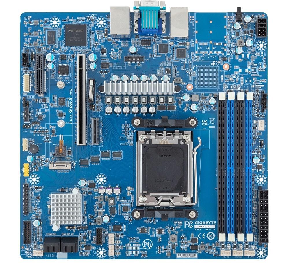 Gigabyte MC13-LE2 – AM5 AMD B650E microATX bundkort til server/workstation billede