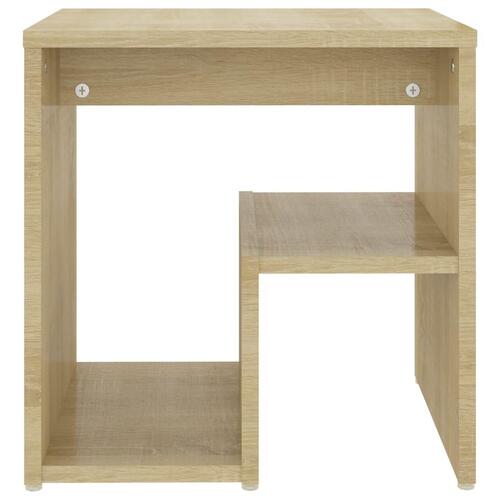 Sengeskabe 2 stk. 40x30x40 cm spånplade sonoma-eg
