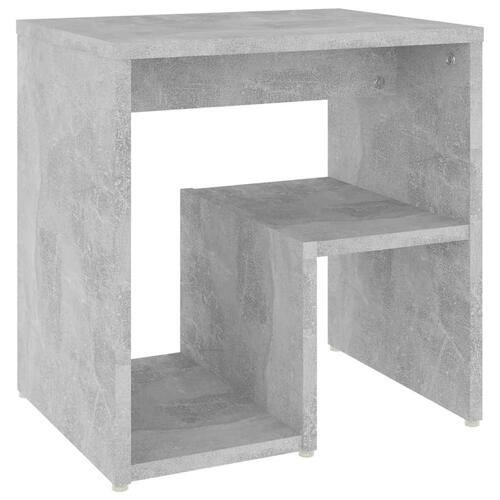 Sengeskab 40x30x40 cm konstrueret træ betongrå