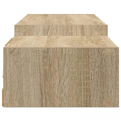 VÃ¦ghÃ¦ngt TV Skab VÃ¦gmonteret Sonoma-eg 180 x 28 x 21 cm