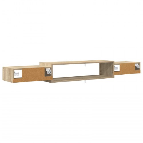 VÃ¦ghÃ¦ngt TV Skab VÃ¦gmonteret Sonoma-eg 180 x 28 x 21 cm