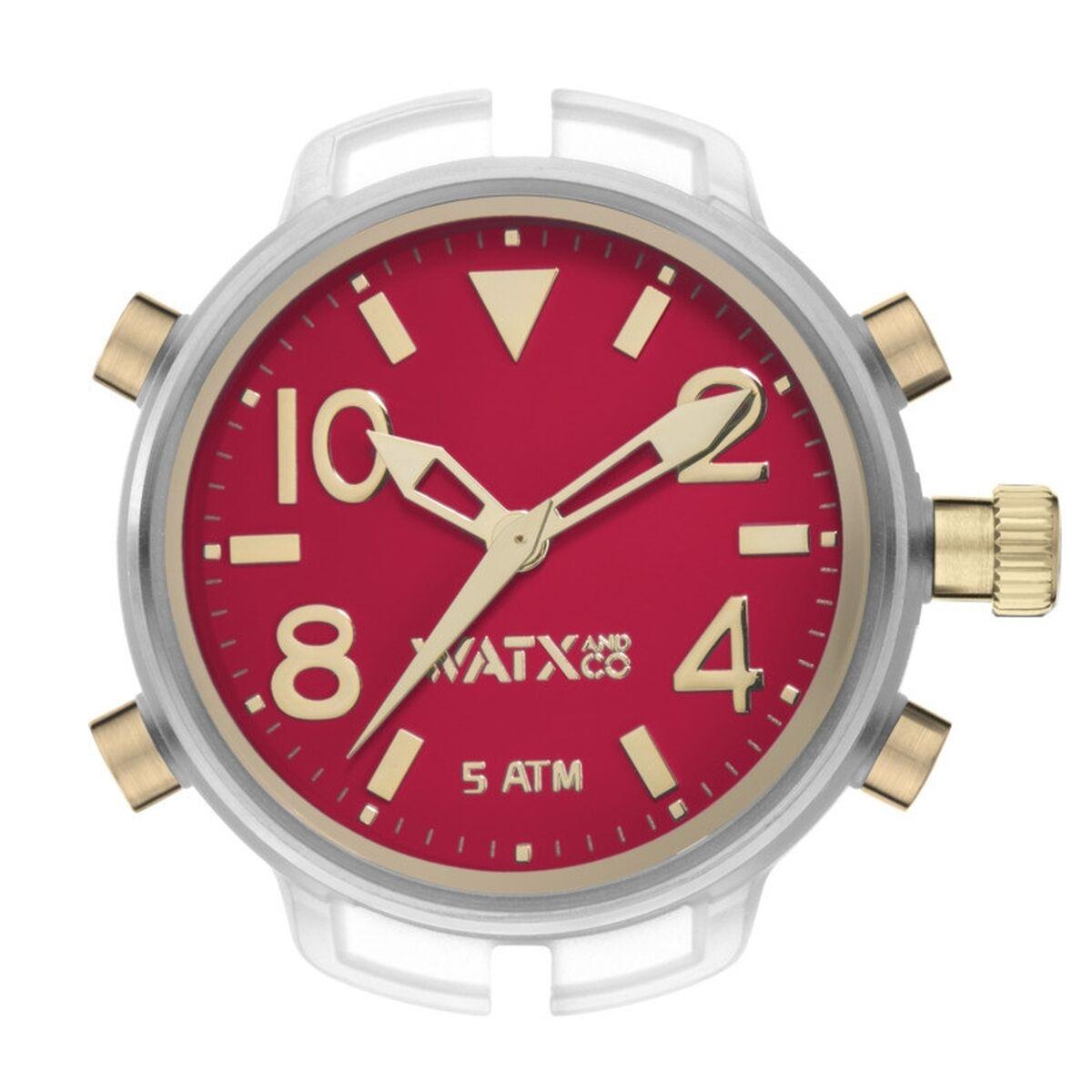 Watx & Colors RWA3723 herreur - rød skive, 49 mm, 5 ATM billede