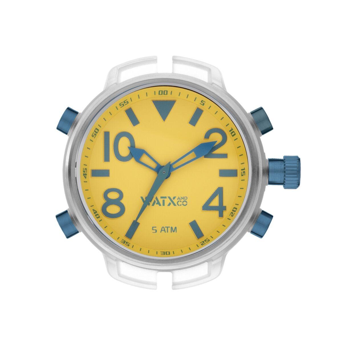 Watx & Colors RWA3747 herreur - gul skive, 49 mm, 5 ATM billede
