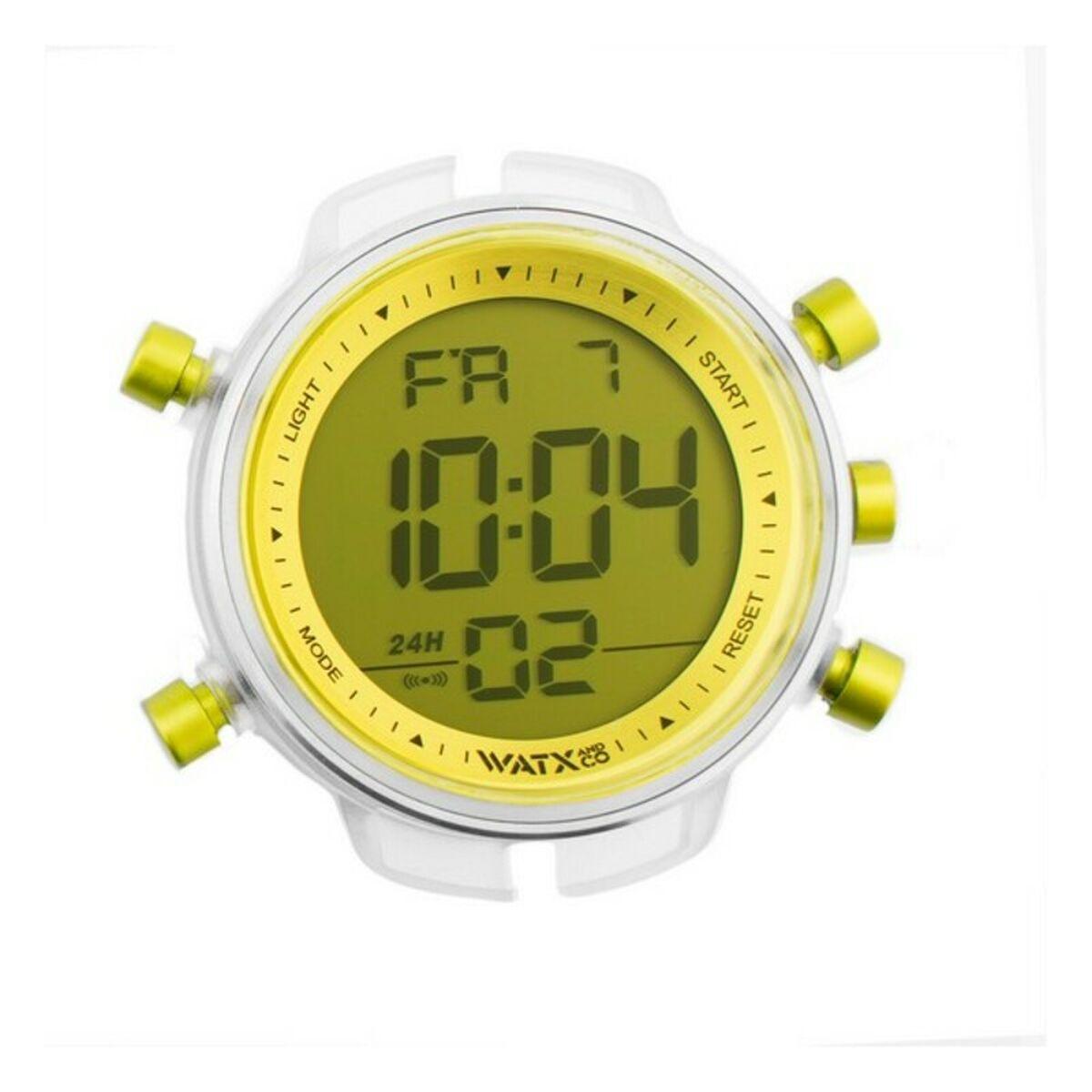 Watx & Colors RWA1743 unisex armbåndsur - grøn/sølvfarvet, kvarts billede