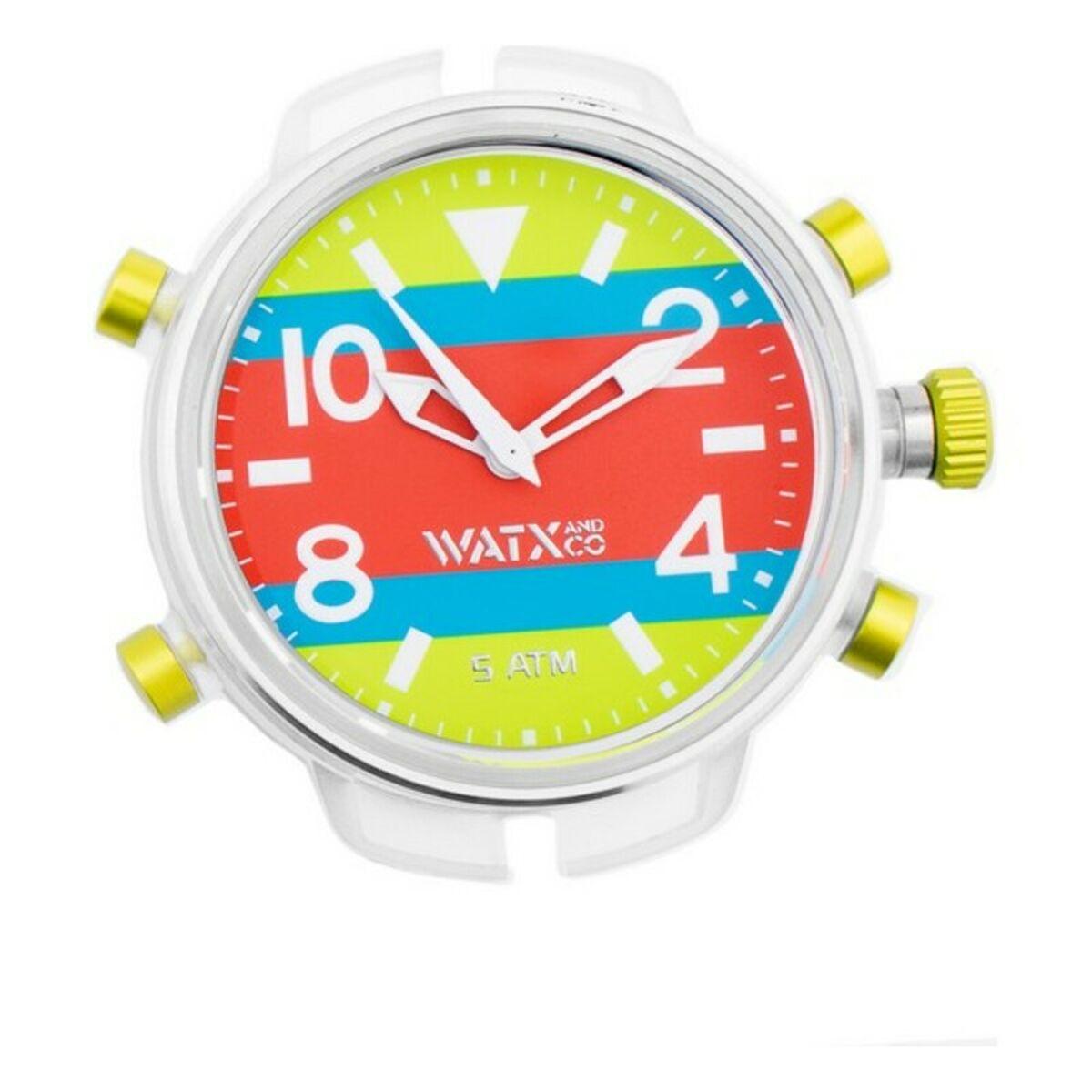 Watx & Colors RWA3742 unisex armbåndsur - farverig skive, kvarts billede