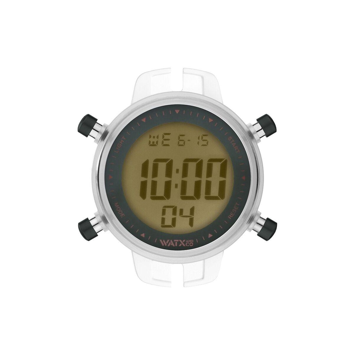 Watx & Colors RWA1132 unisex armbåndsur - digitalt, 43 mm billede