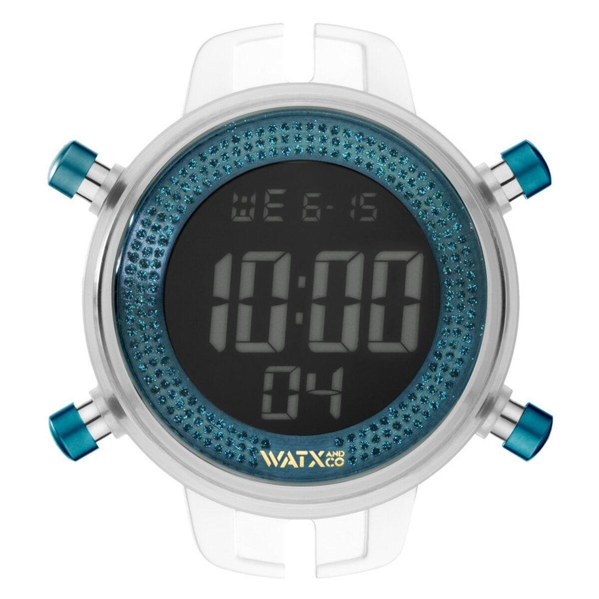 Watx & Colors RWA1042 - digitalt armbåndsur til børn, blå 43 mm billede