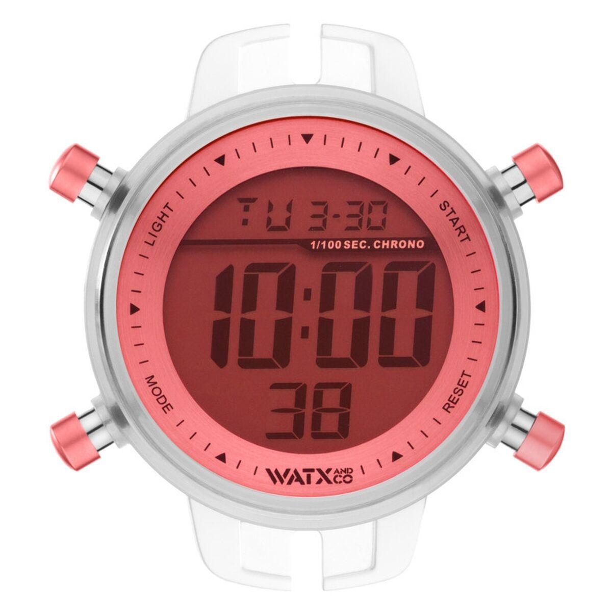 Watx & Colors RWA1046 herreur - digitalt unisex armbåndsur, 43 mm billede