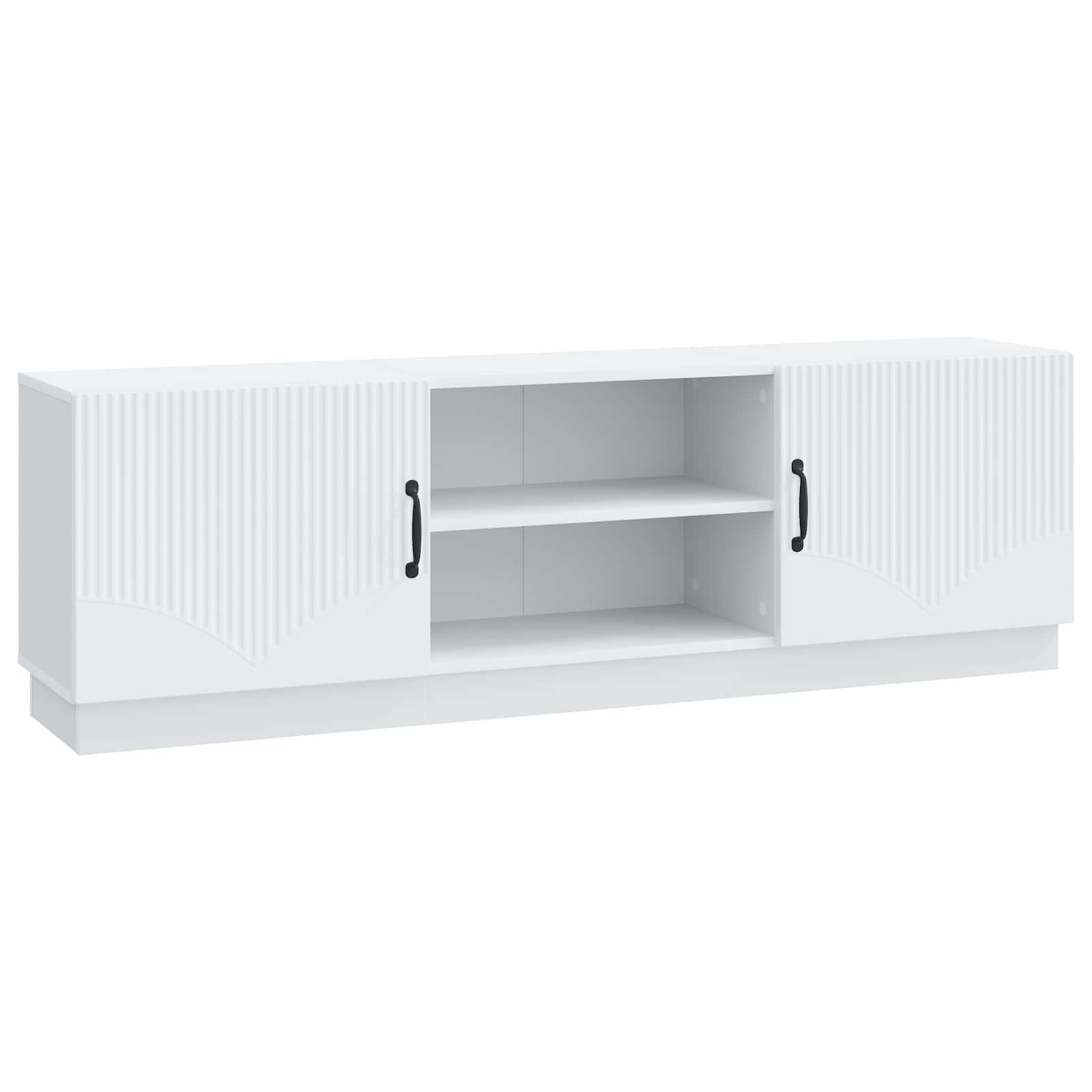 TV-skab Hvid 150 x 31 x 47 cm Konstrueret træ billede