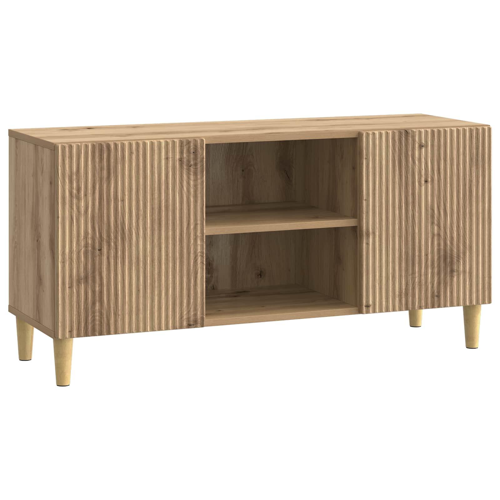 TV-skab Artisan-eg 102 x 34,5 x 50 cm Konstrueret træ billede