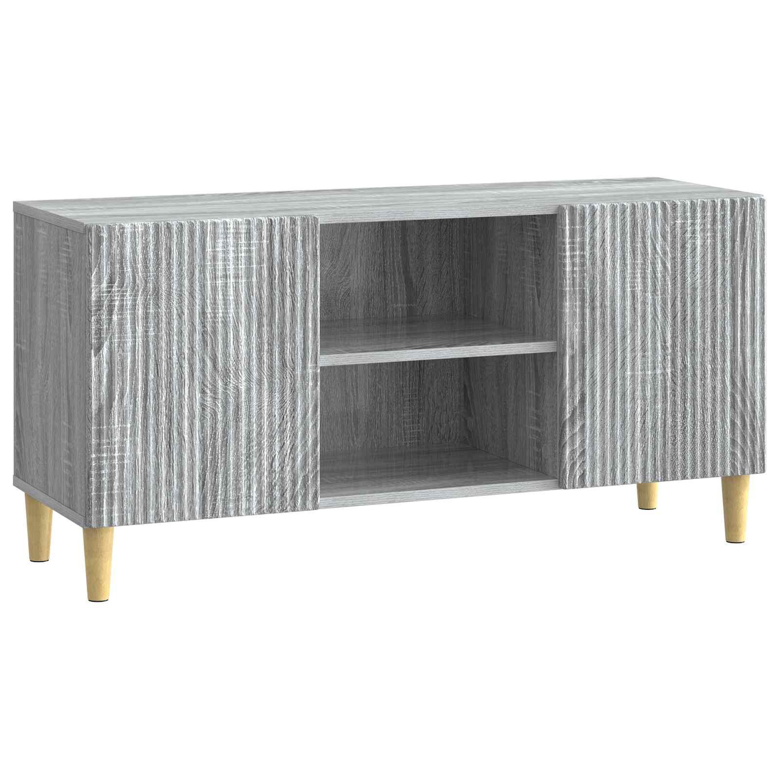 TV-skab Grå sonoma-eg 102 x 34,5 x 50 cm Konstrueret træ billede