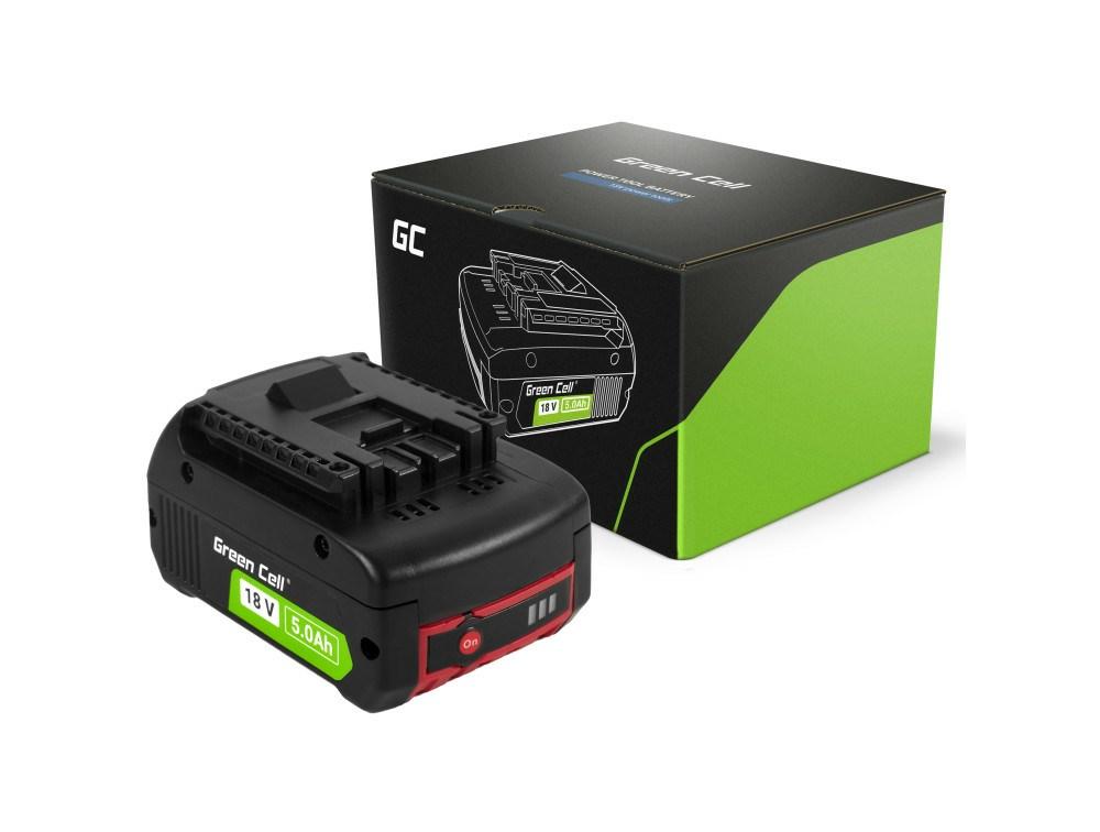 Green Cell PTBO18V5 batteri til elværktøj 18 V 5,0 Ah – kompatibel med Bosch billede