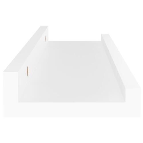Væghylder 4 stk. 40x9x3 cm hvid