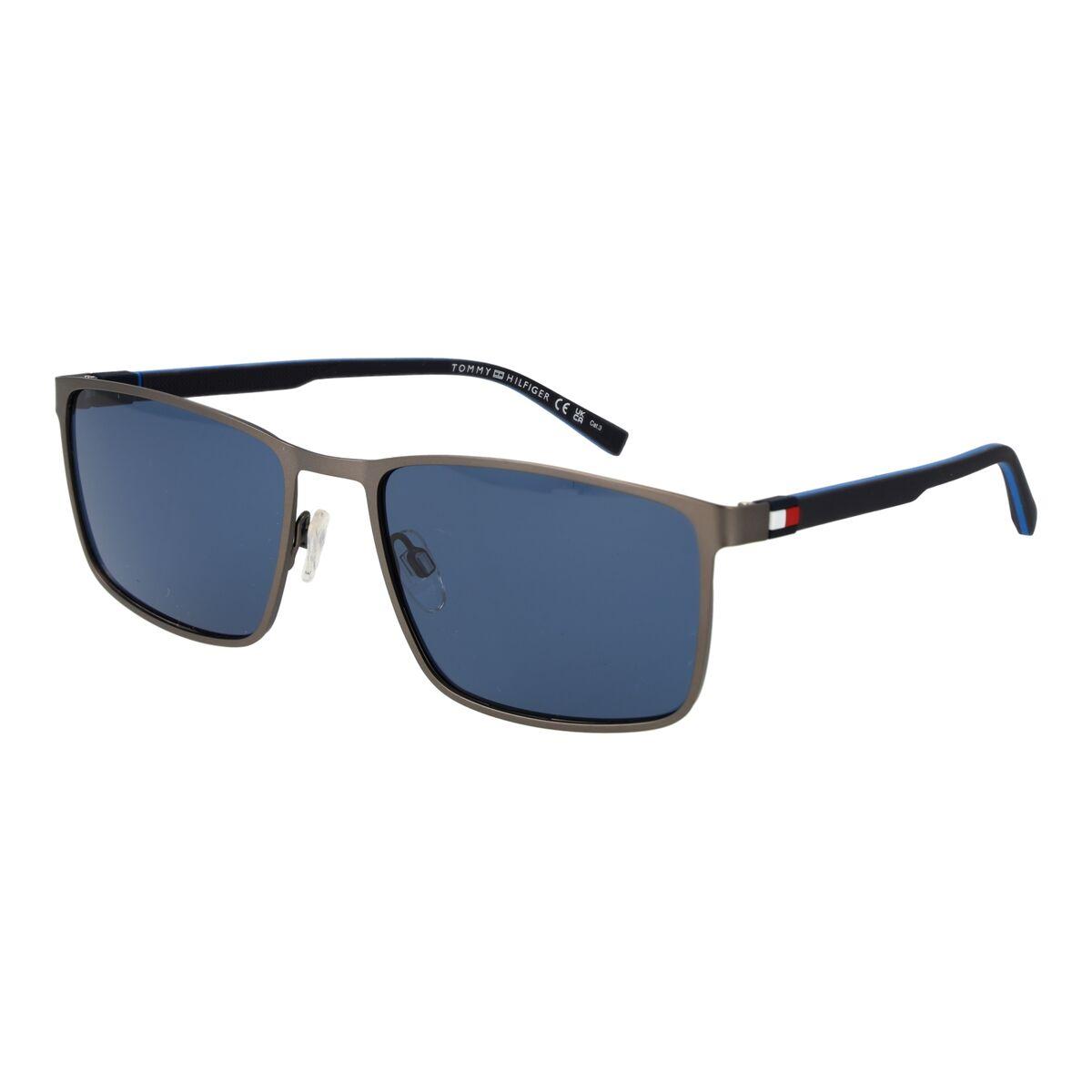 Tommy Hilfiger TH 2319_S 59R80KU solbriller til mænd - blå glas billede