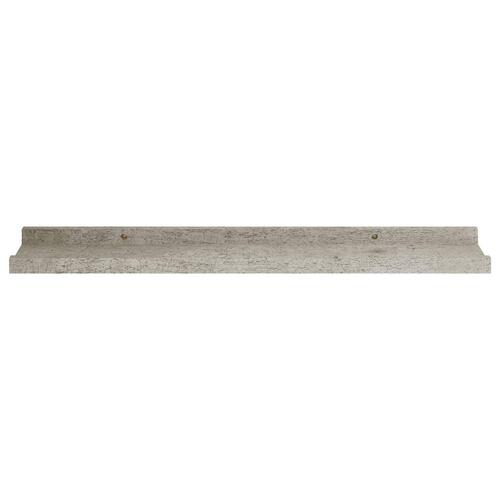 Væghylder 2 stk. 60x9x3 cm betongrå