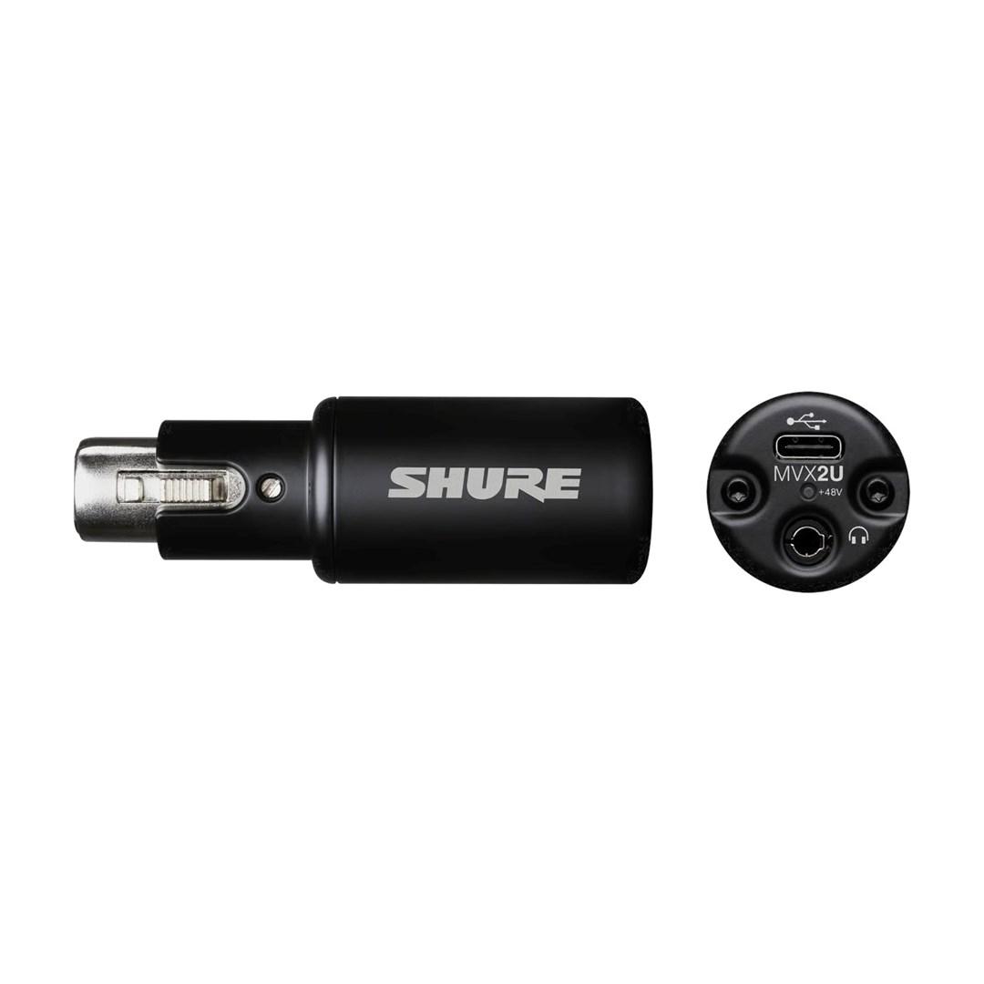 Shure MVX2U Gen 2 - digitalt audiointerface med XLR til USB-C