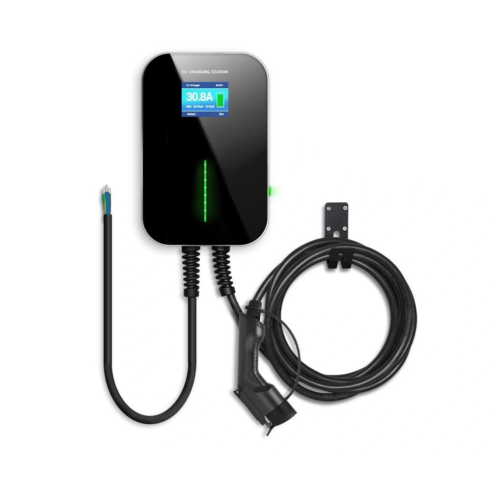 Extralink BS20-BC 22 kW Type 2 – 3-faset ladestander med LCD og app, 6,1 m billede