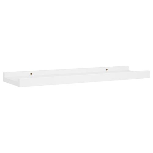 Billedhylder 2 stk. 40x9x3 cm MDF hvid