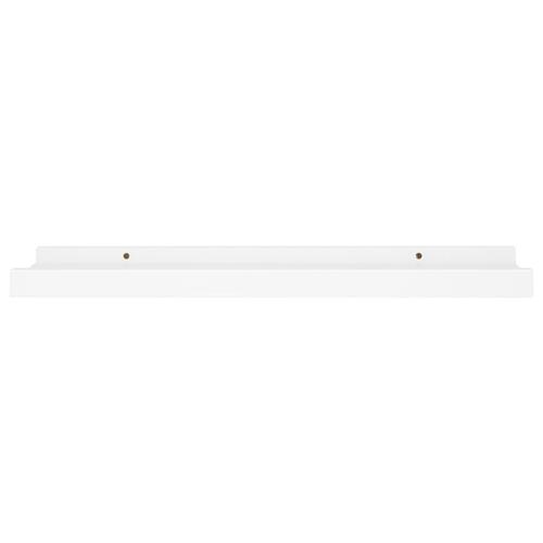 Billedhylder 2 stk. 40x9x3 cm MDF hvid