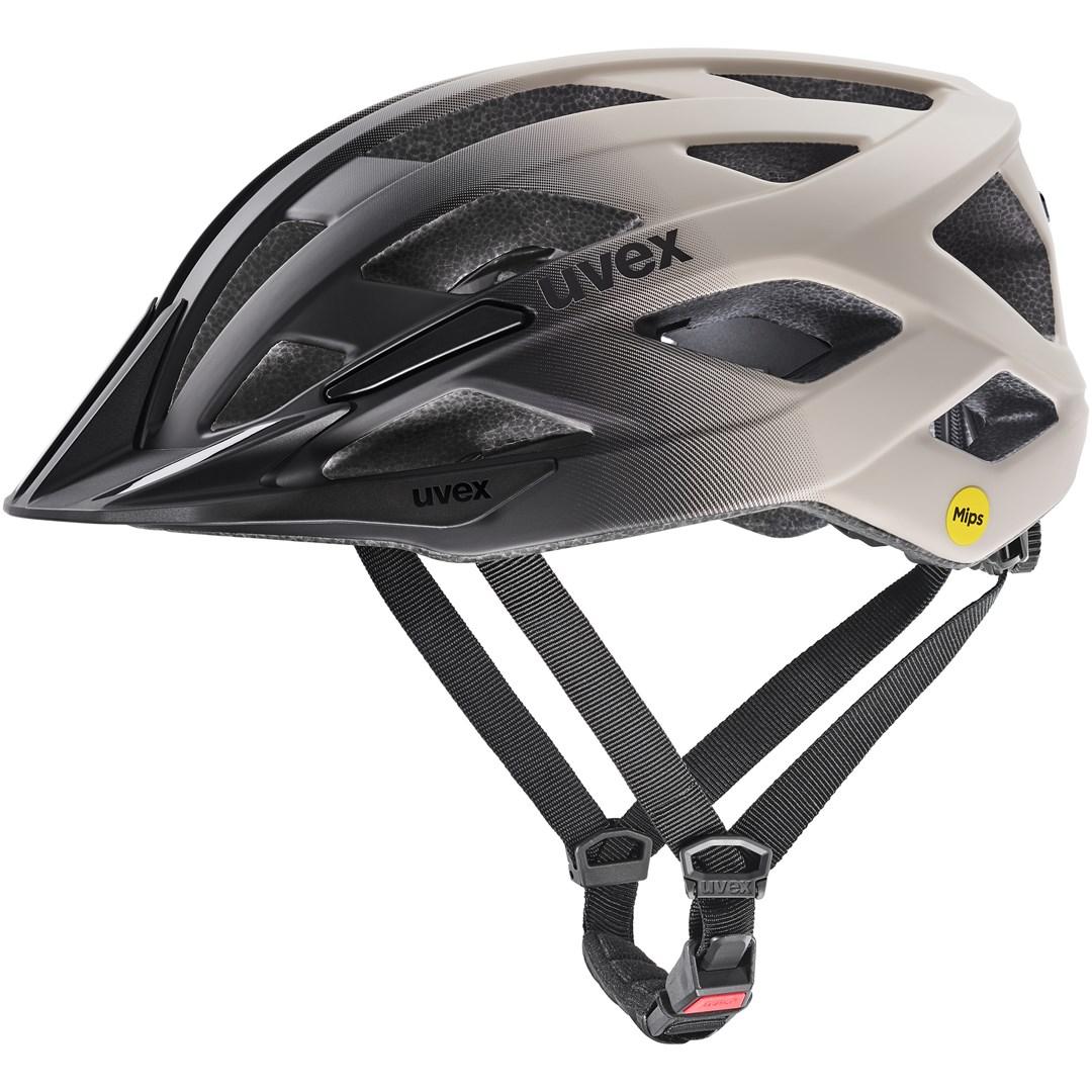 uvex i-vo 2 MIPS cykelhjelm 56-60 cm - varm grå/sort mat billede