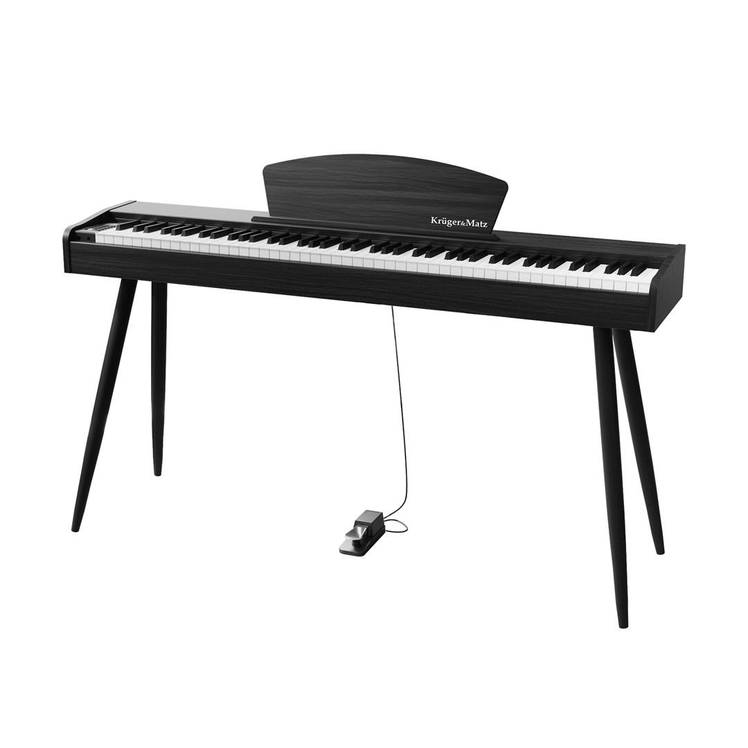 Kruger & Matz KMDP-45P-BK digitalt klaver - mat sort, 88 tangenter billede