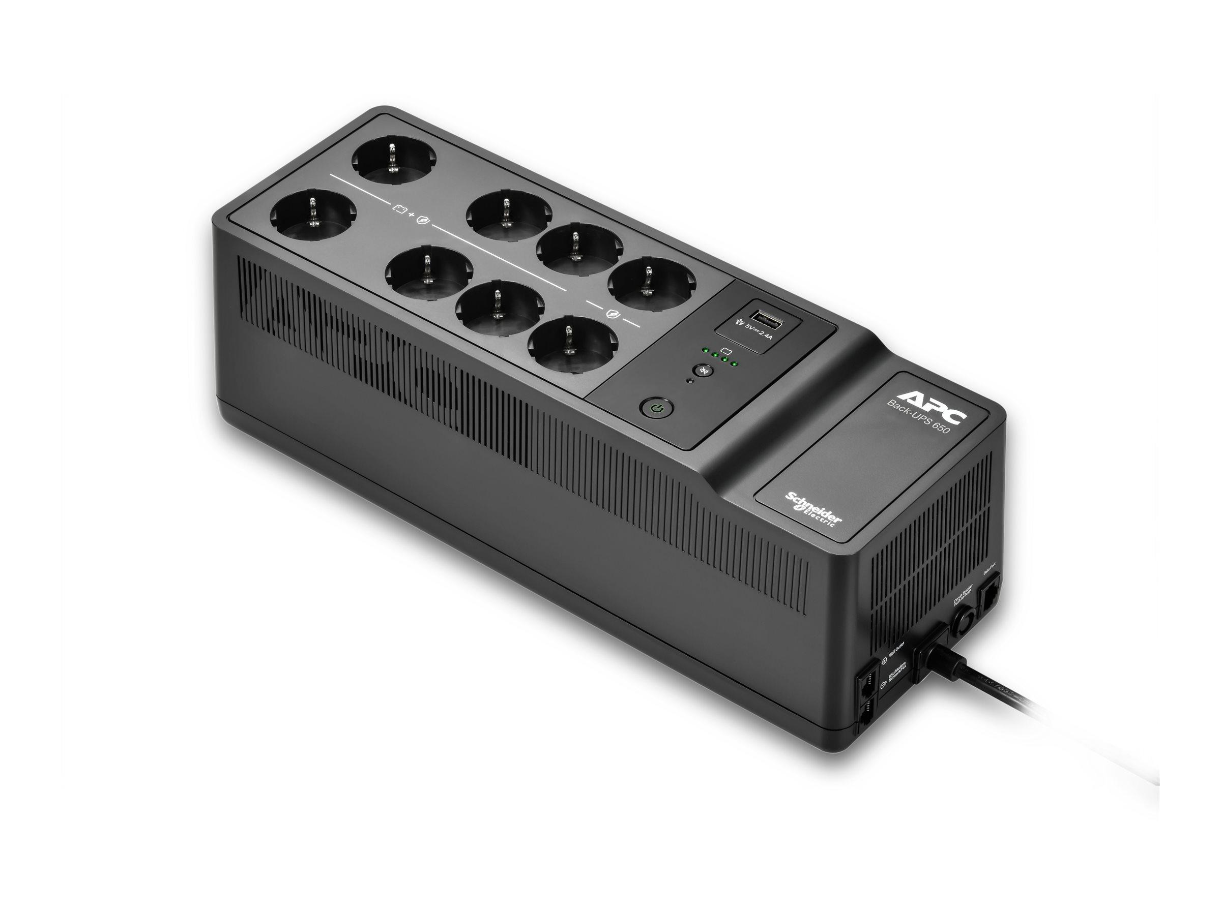 APC Back-UPS BE650G2 UPS 400 W / 650 VA - 8 udtag